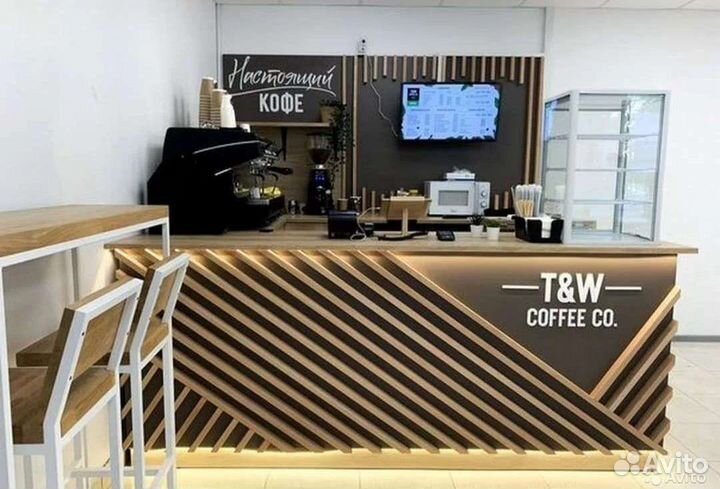 Барная стойка ресепшен кафе и ресторанов