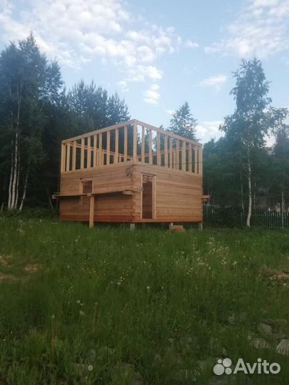 Сруб из бруса 6х6 15х15