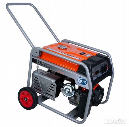 Генератор бензиновый TOR KM6500H 5,0 кВт 220В 27 л