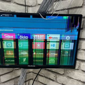 Телевизор polarline 24' SMART tv,wi-fi