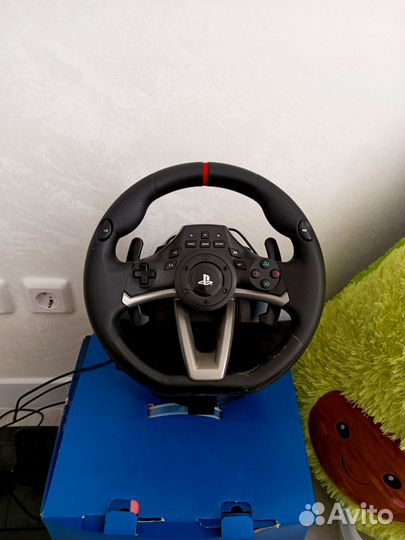 Игровой руль с педалями для пк