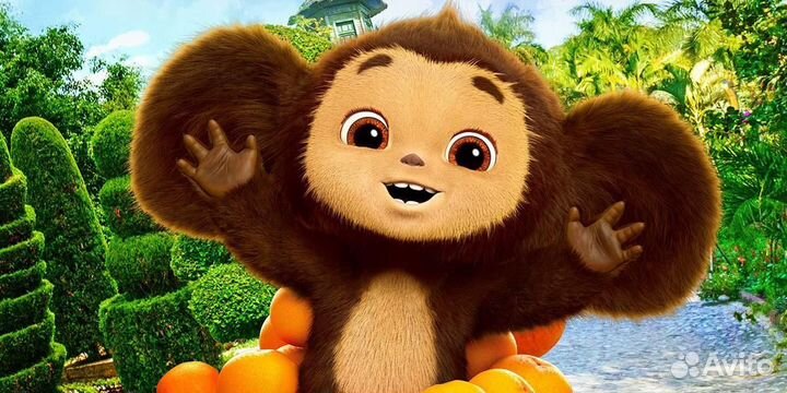 Белый Мишка и Чебурашка на День Рождения