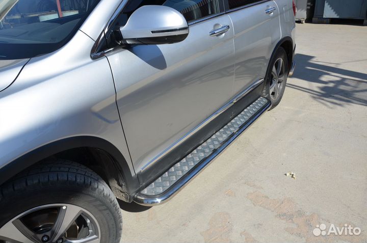 Защита порогов Haval H6 2017