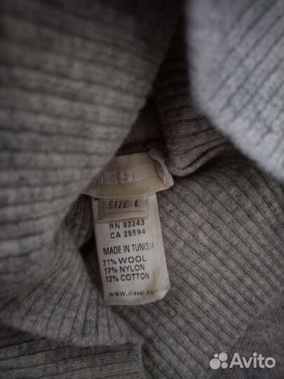 Свитер Diesel серый