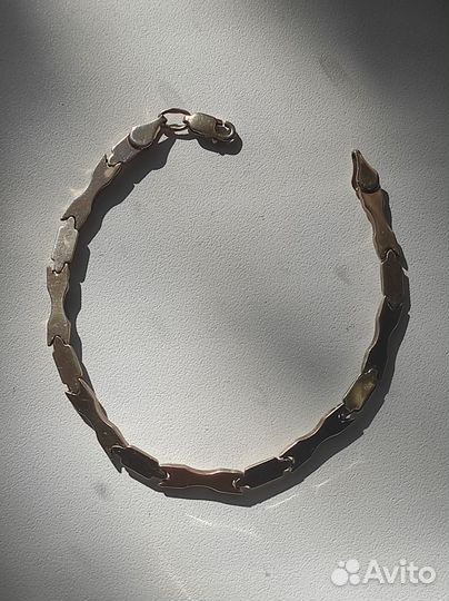 Браслет позолота