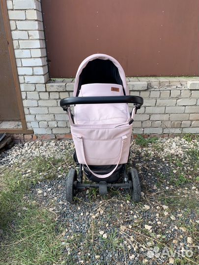 Коляска 3 в 1 riko Basic Aicon Розовая