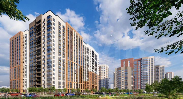 Квартира-студия, 24,7 м², 2/17 эт.