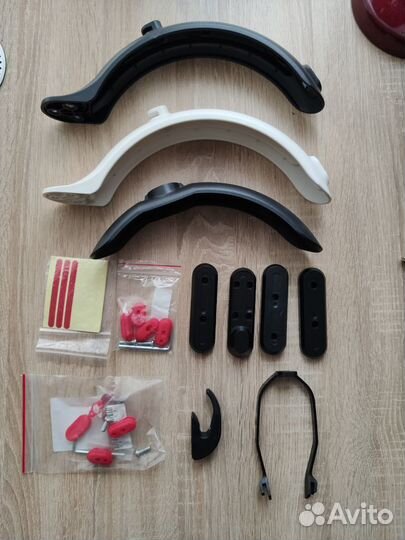 Xiaomi m365 крылья, резинки, накладки, запчасти