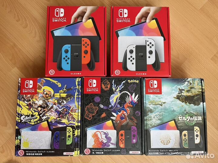 Новая прошитая Nintendo Switch Oled 64 + 128gb