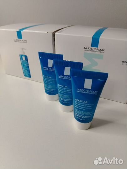 La Roche- posay Effaclar M + очищающий гель 4 шт