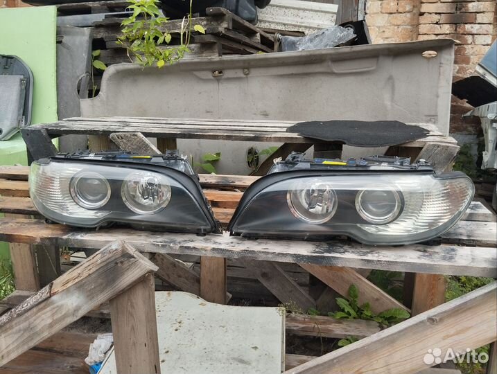 Фары бмв 3 Е46 Купе, кабриолет рест