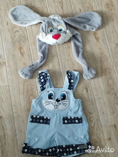 2-3 года Новогодний костюм заяц
