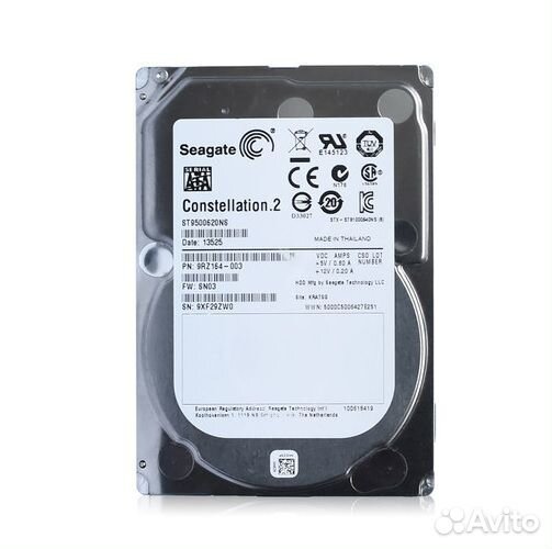 Жесткий диск Seagate 500GB 6G 7.2K (ST9500620NS)