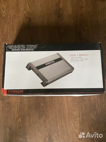 Усилитель Ground Zero gzta 1.800DX