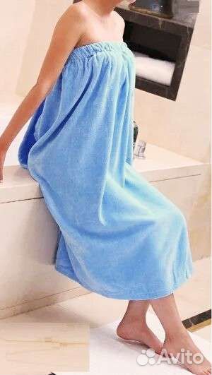 Халат на липучке новое душ сауна баня