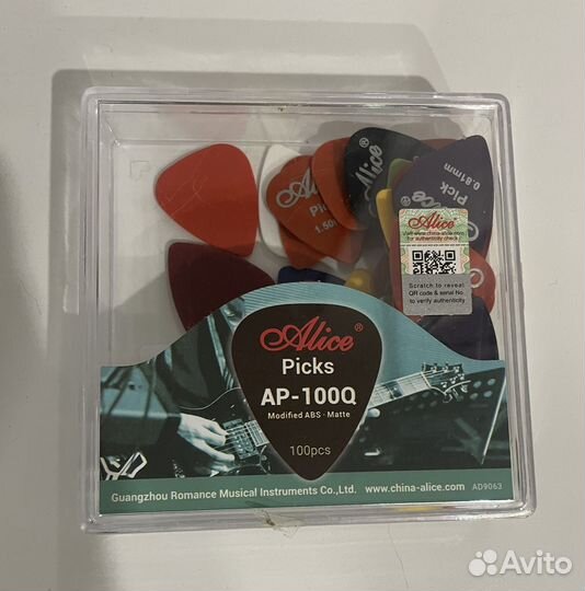 Набор медиатороа Alice Picks AP-100Q