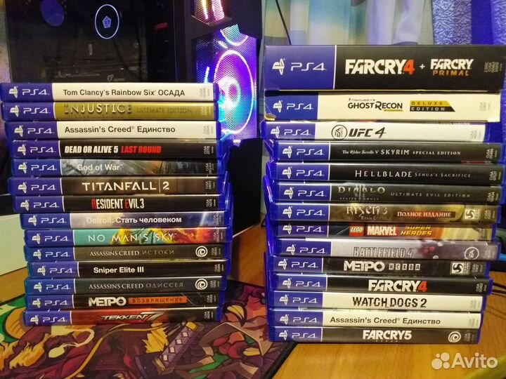 Диски для PlayStation 4 Б/у