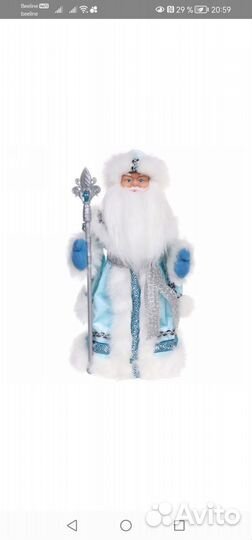Дед мороз музыкальный 40см посмотрите мой профиль