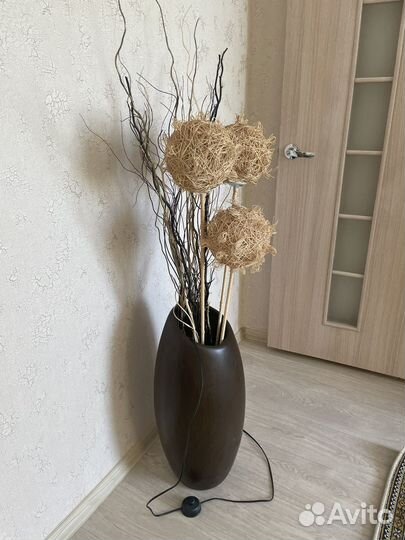 Ваза интерьерная, торшер