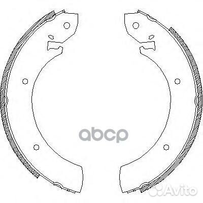 Колодки тормозные 425000 Remsa