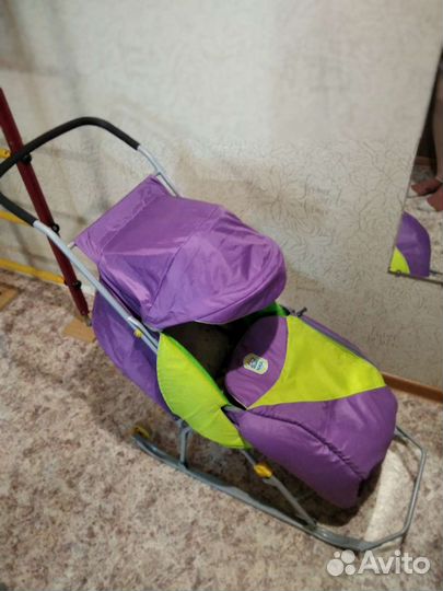 Санки-коляска, детские санки