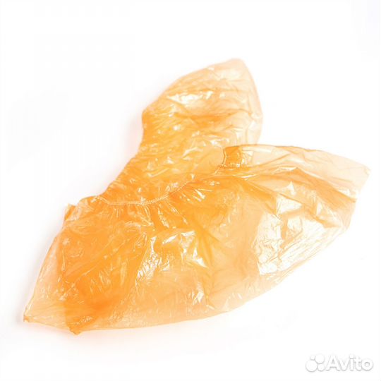 Бахилы 3,5гр оранжевый прочные 36мкм фасован 100па