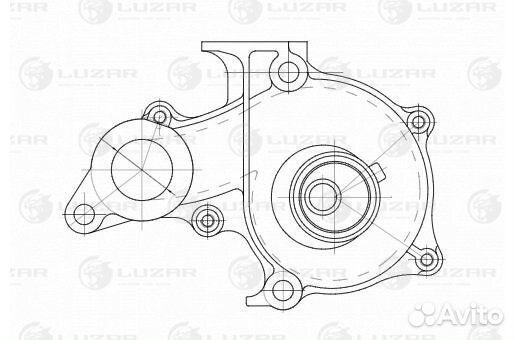 Помпа Toyota Corolla 91- 1.3i/1.5i/1.6i 4A; 5A; 8A