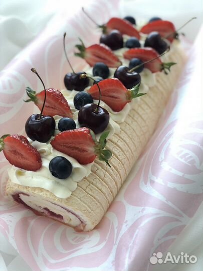 Меренговый рулет/Моти