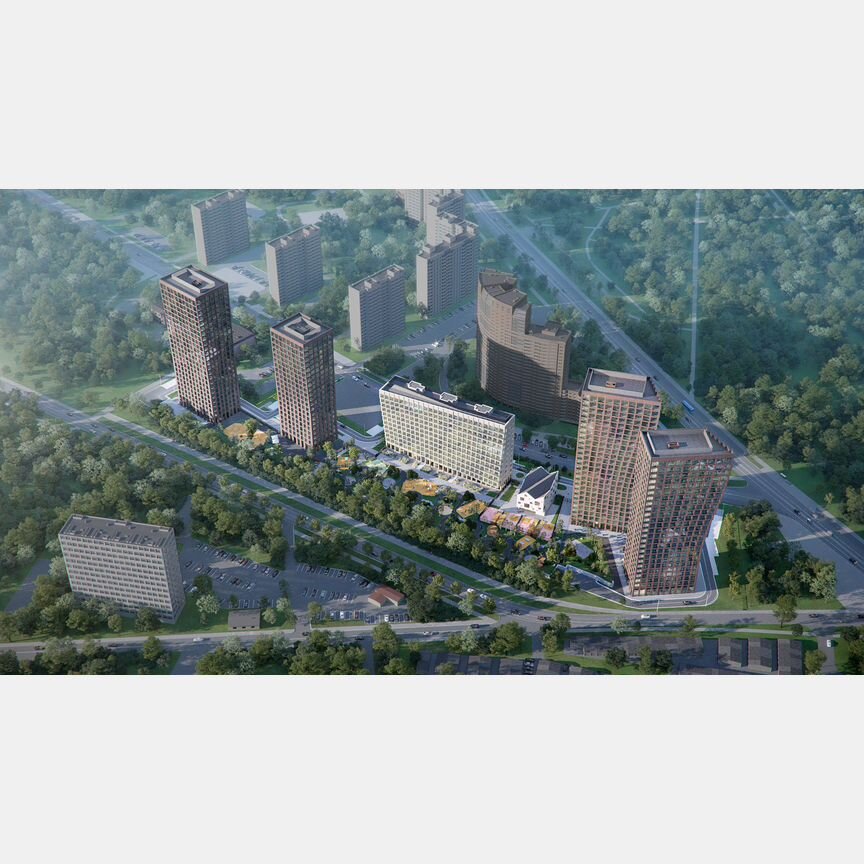 Квартира-студия, 44,2 м², 19/25 эт.