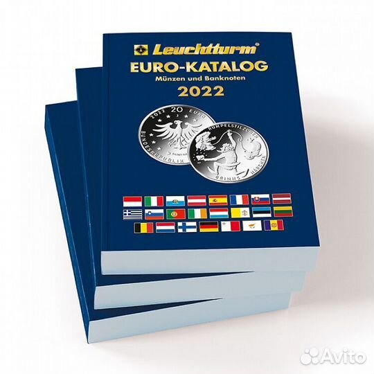 Каталог банкнот и монет евро 1999-2022 гг. Deutsch