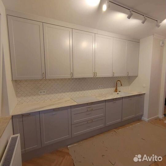 Кухня в стиле нео классика фасады эмаль