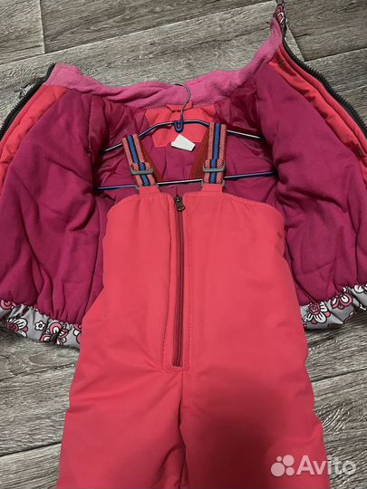 Зимний костюм для девочки 80