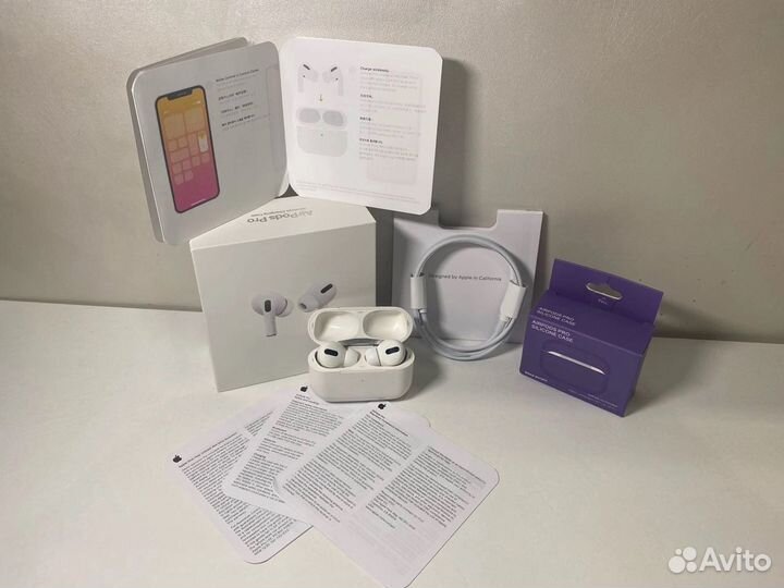 Apple airpods pro + чехол в подарок