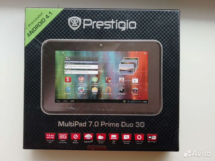 Планшет Prestigio Multipad 7.0 Prime Duo 3G