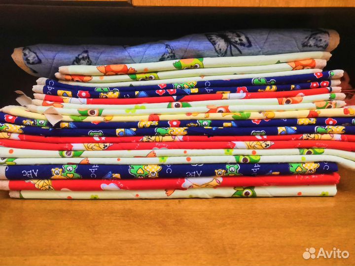 Пеленки непромокаемые впитывающие, многоразовые