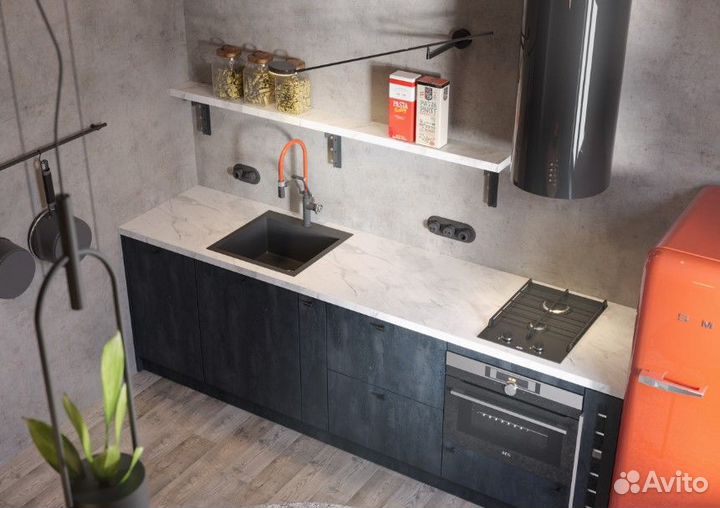 Встроенный кухонный гарнитур под заказ