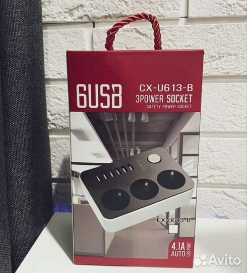 Новый Сетевой фильтр с USB
