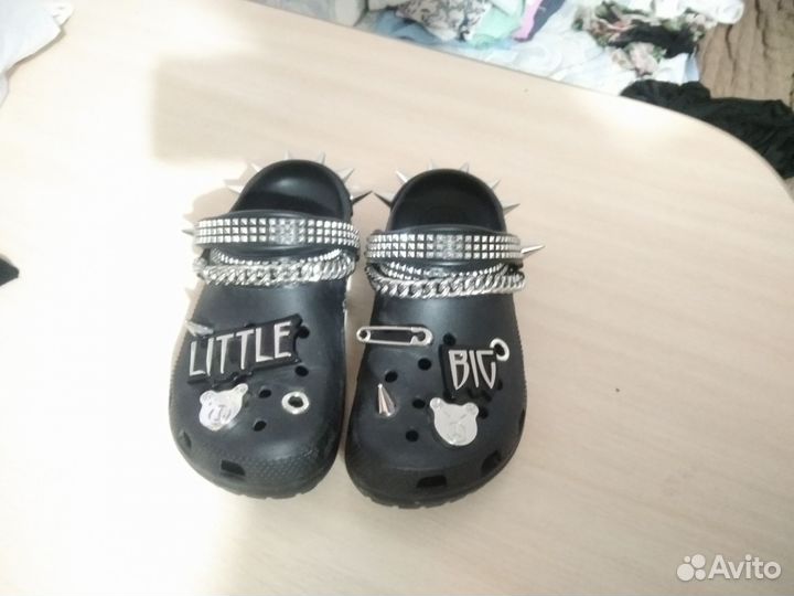 Crocs x Little Big сабо черные