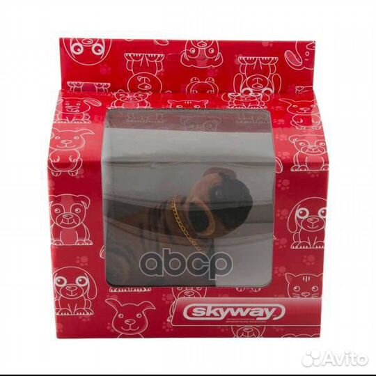 Собака большая в машину с освежителем 