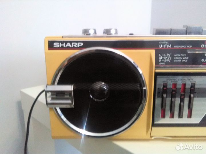 Двух Кассетная Шарп магнитола sharp Раритет 85 г