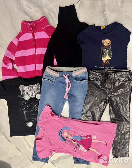 Пакет вещей для девочки 104-122 Trussardi