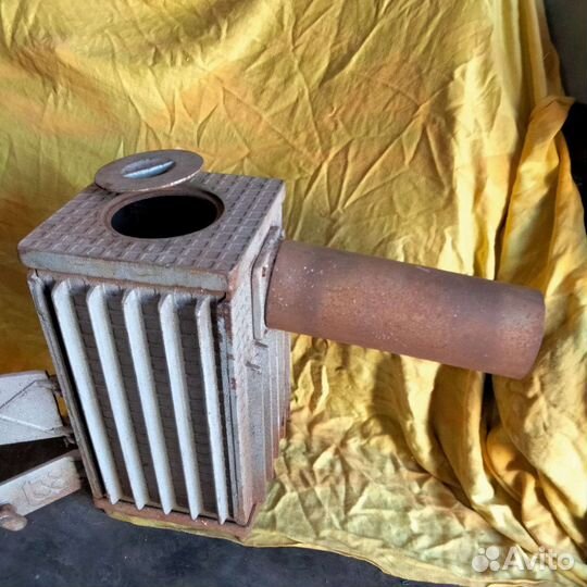 Печка буржуйка чугунная разборная СССР
