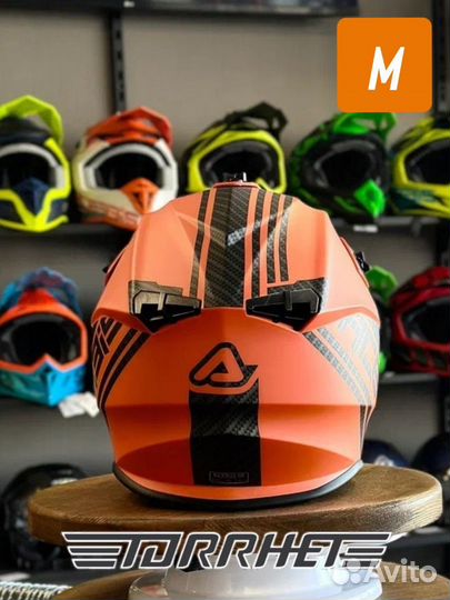 Mp. Шлем Acerbis linear Black/Orange