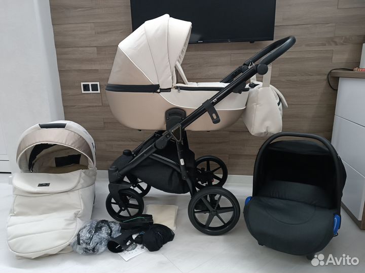 Коляска Adamex Bibione DeLux 3 в 1 Новая