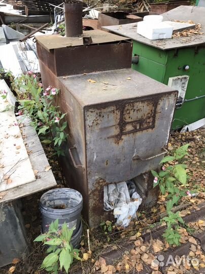 Печь для бани сауны бу