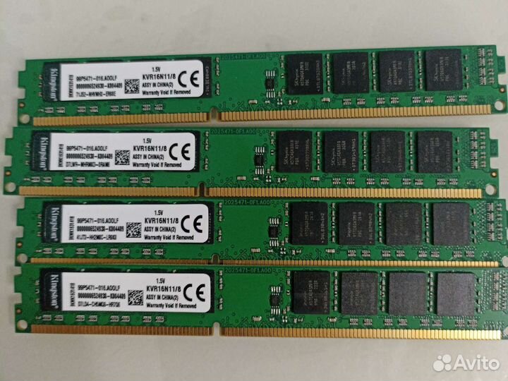 Оперативная память ddr3 8 gb 1600 kingston