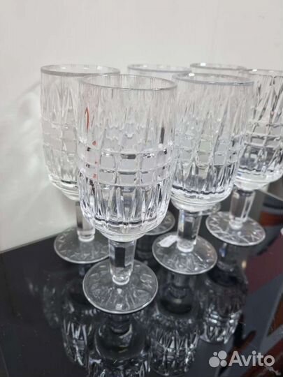 Большие хрустальные бокалы, 1980 й год