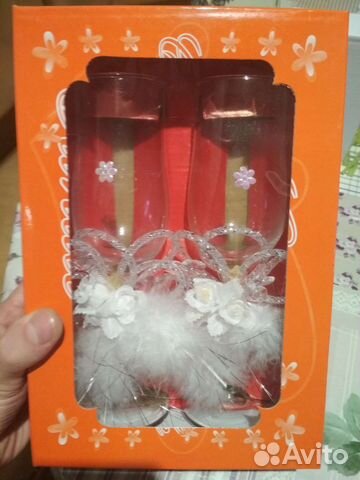 Подарочные бокалы для шампанского