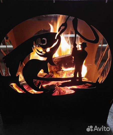 Костровая чаша квадратная с доставкой по РФ