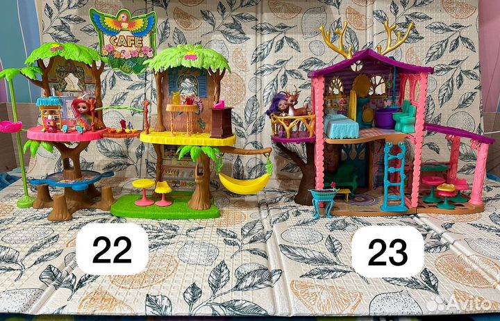 Кукла enchantimals и дома enchantimals